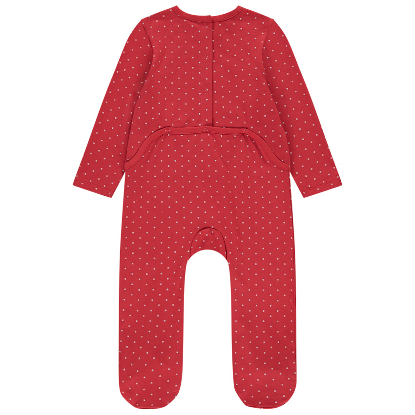 Dors-bien Cerf à pois pailletés pour bébé avec ouvertures différentes selon l'âge 