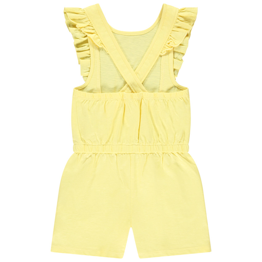 Combi-short sans manches avec volants pour fille 