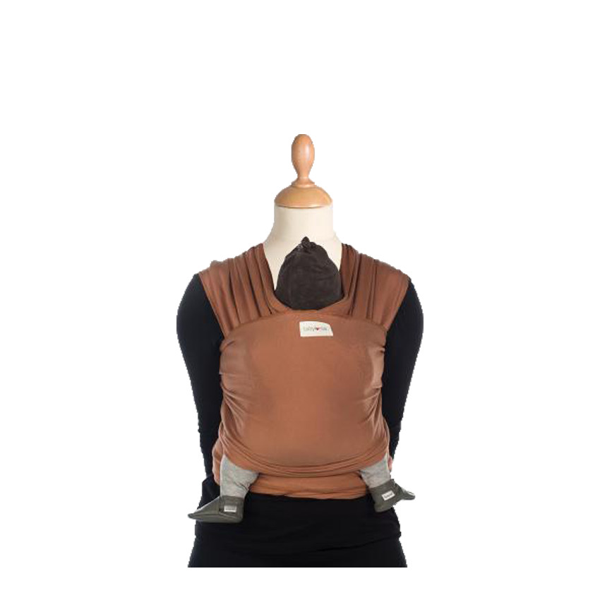 Écharpe de portage extensible Tricot-Slen organic Camel 