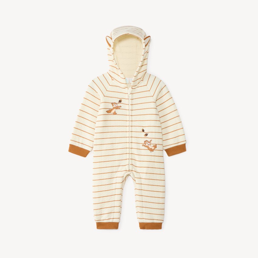 Combinaison longue à capuche bébé garçon Tic et Tac Disney