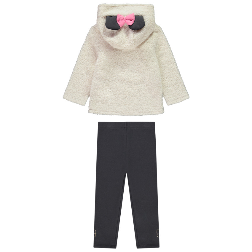 Ensemble jogging en sherpa Minnie Disney pour bébé fille 