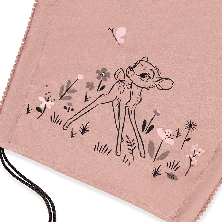 Pare-soleil universel UPF 50+ pour poussette Bambi rose