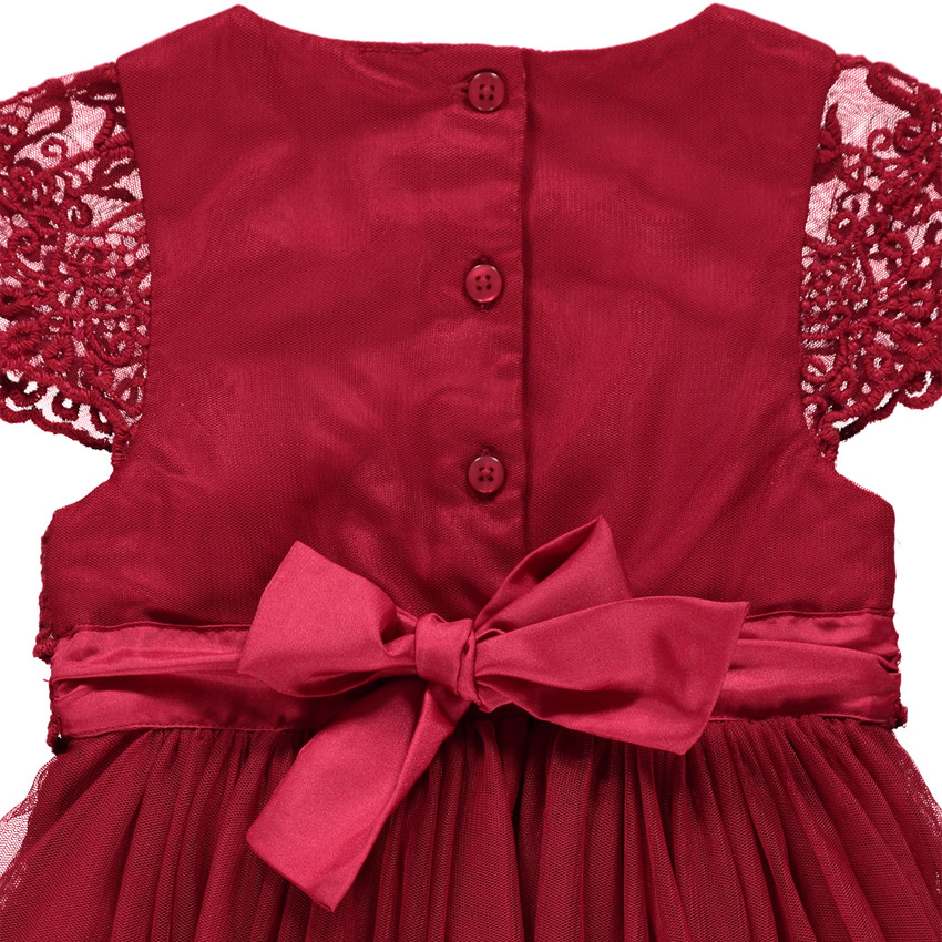 Robe de fête en dentelle et tulle  