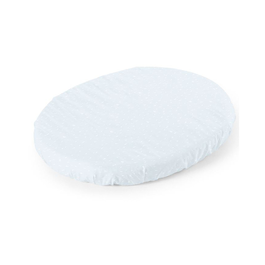Drap-housse Sleepi mini - Bleu océan 