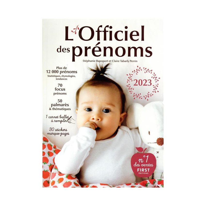 L'officiel des prénoms 2023 
