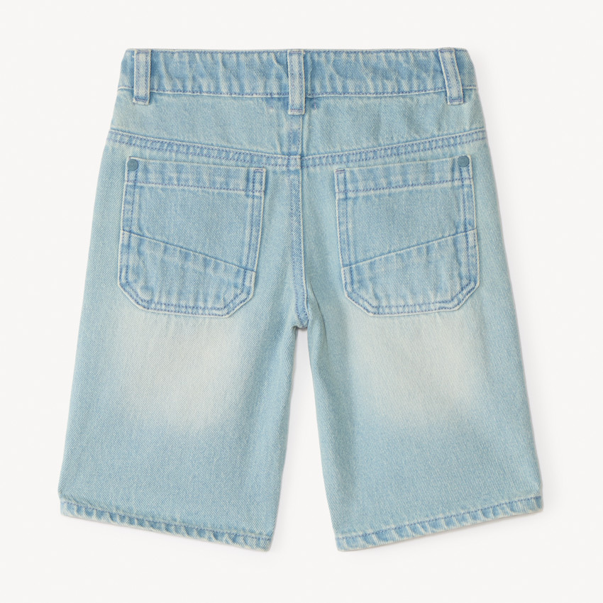 Short en jean clair pour garçon 