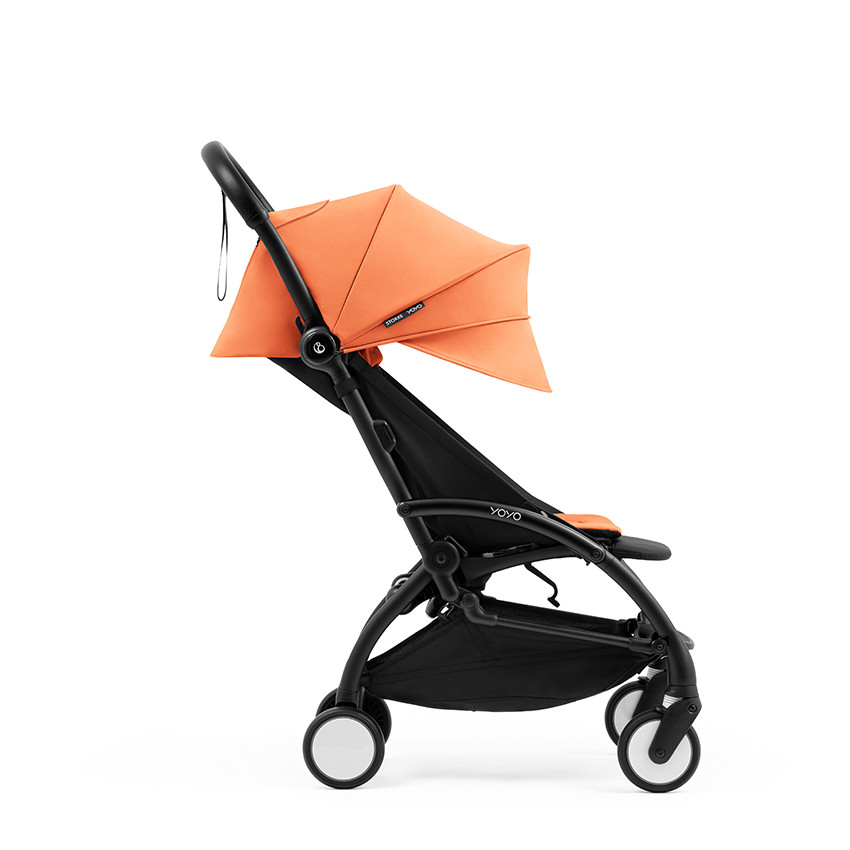 Poussette YOYO⁵ châssis + assise - Peach/Noir 