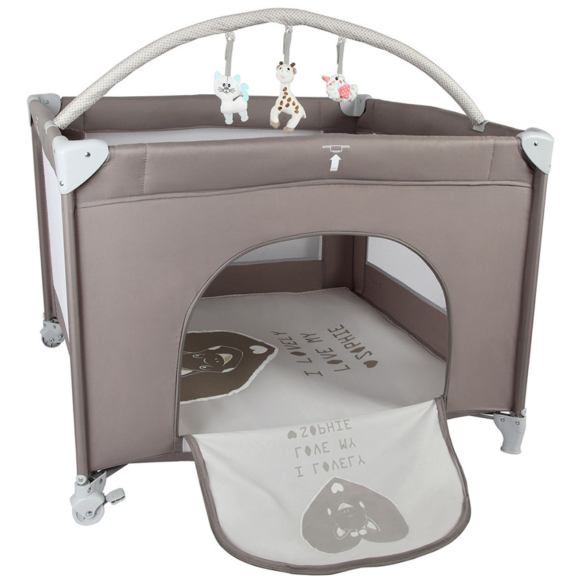Parc filet Sophie la Girafe So Chic - Gris (Renolux) - Image 1