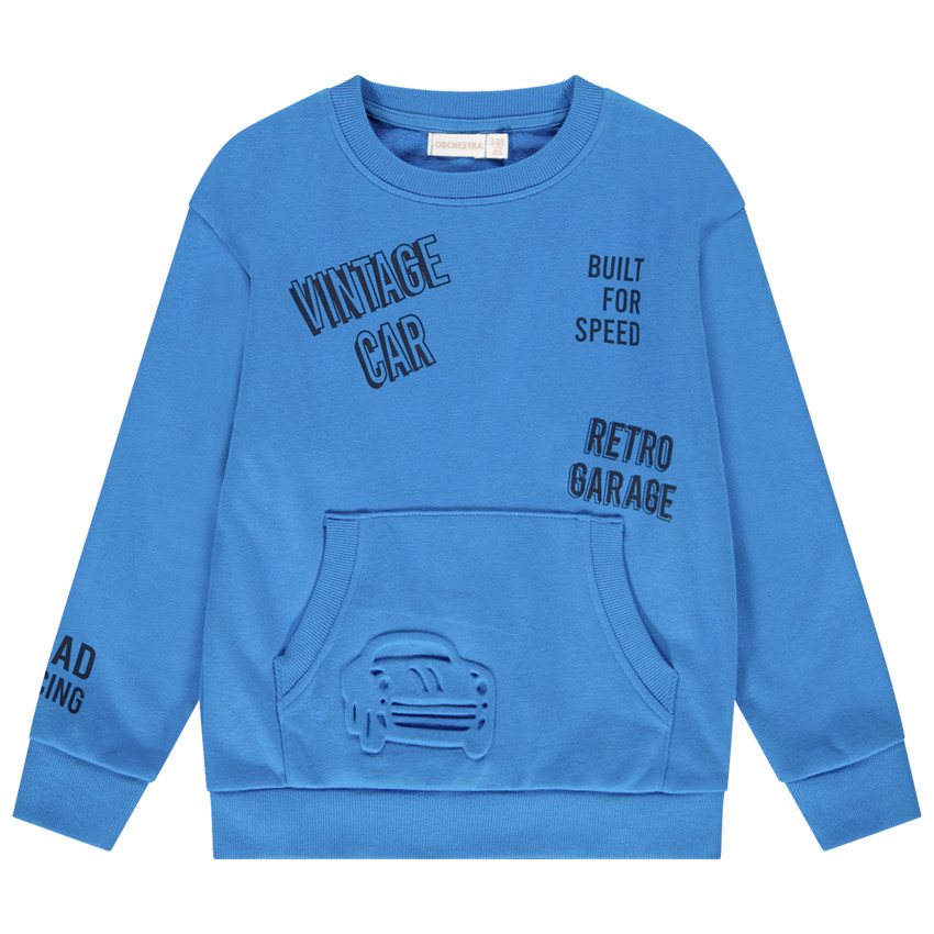 Sweat en molleton print fantaisie pour enfant garçon 