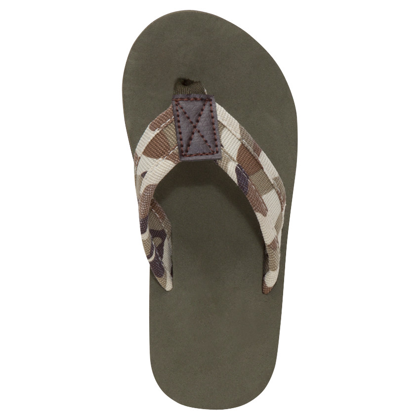Tongs avec bride en toile motif army 