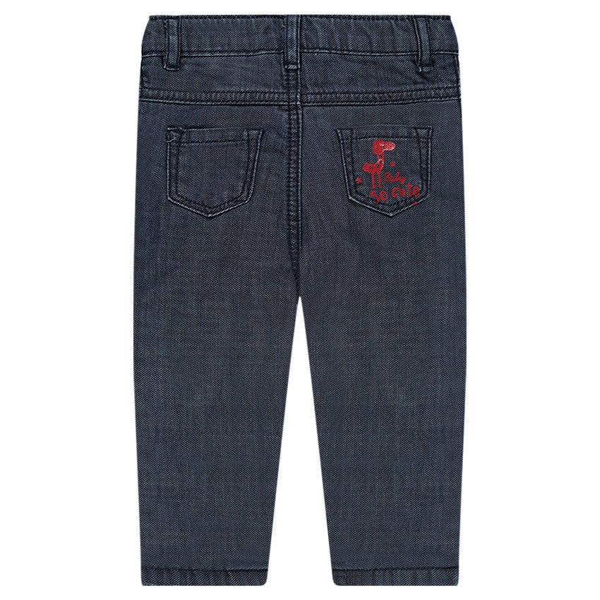 Jean Bleu Doublé Jersey Orchestra - Taille 10 Ans - Coupe Classique/Droite - Occasion Très Bon État