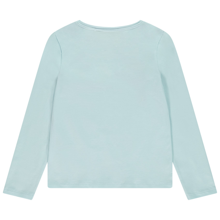 T-shirt manches longues print Capitale pour fille 