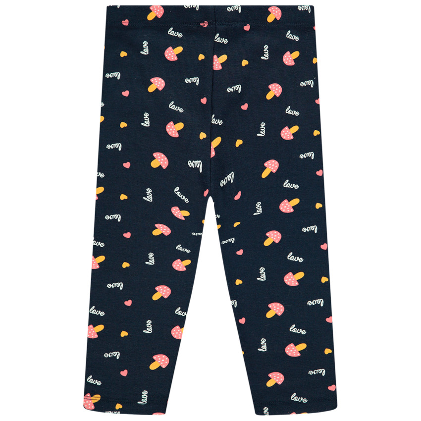 Legging imprimé doublé sherpa pour bébé fille 