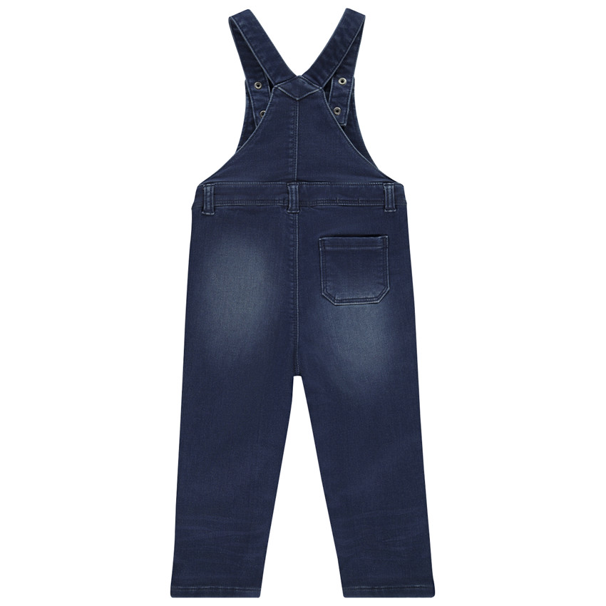Salopette longue effet jean pour bébé garçon 
