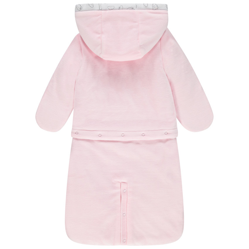 Nid d'ange en velours motif nuages 