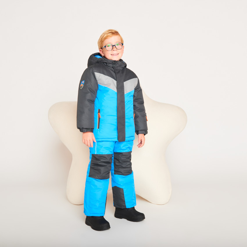 Veste de ski waterproof à capuche pour garçon