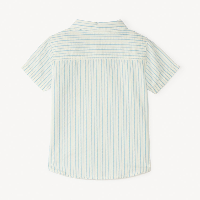 Chemise manches courtes à rayures pour bébé garçon  