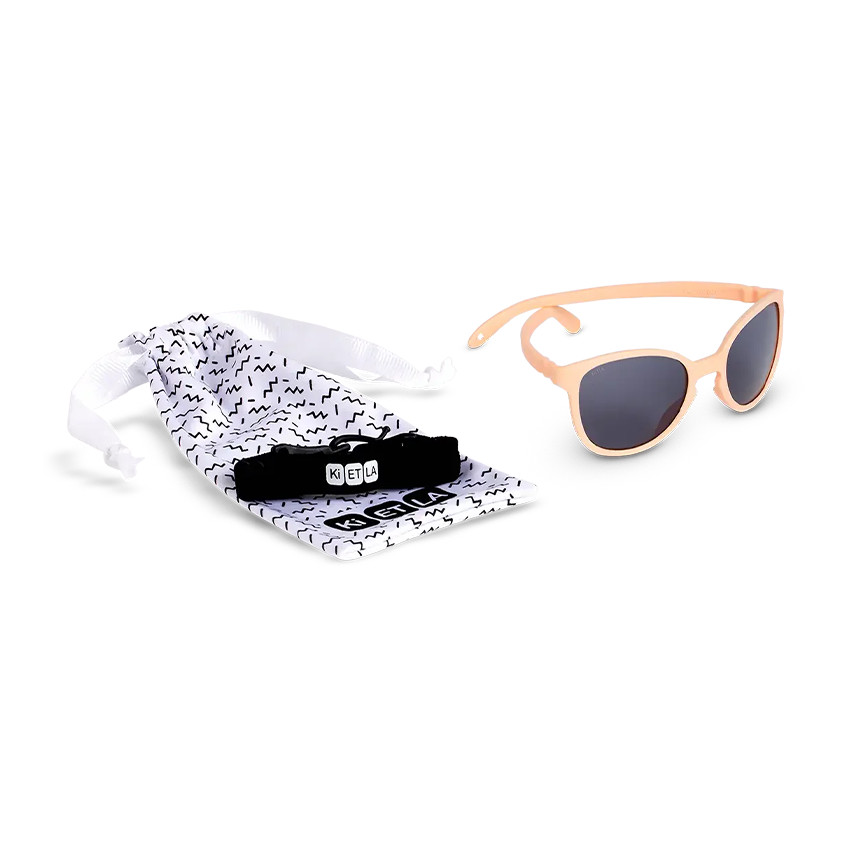 Lunettes de soleil incassables Wazz 1-2 ans abricot 