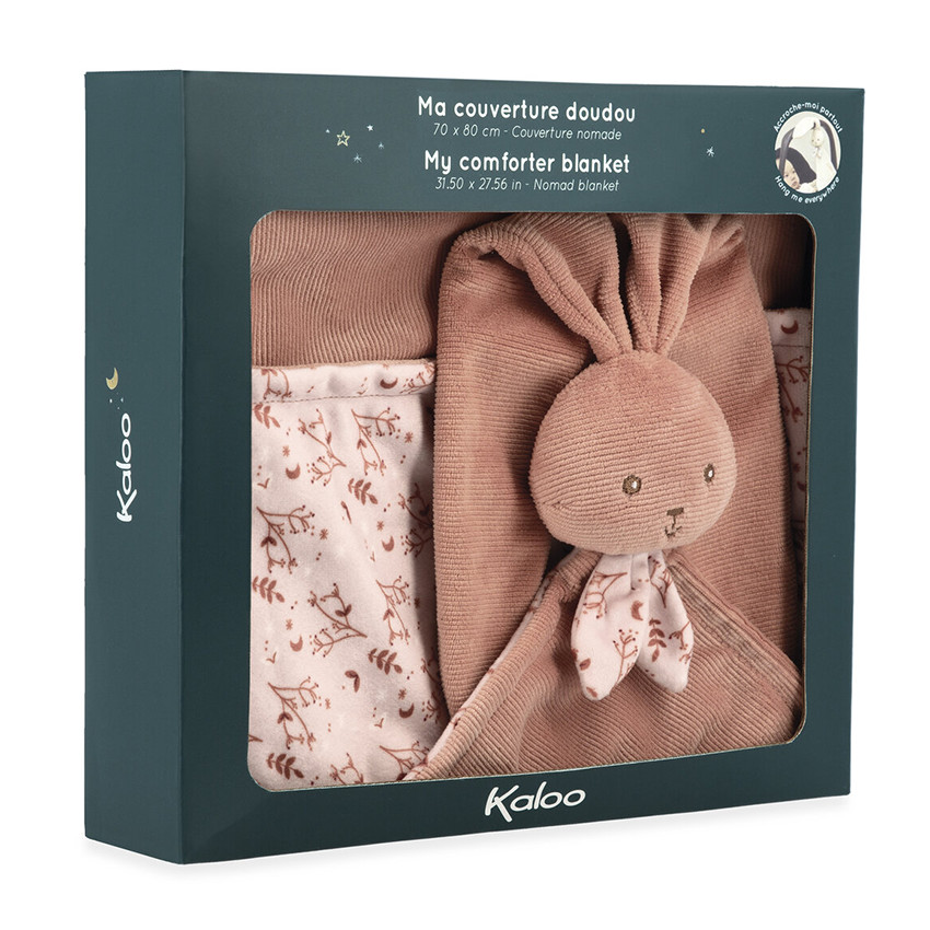 Couverture doudou Lapin Terracotta 