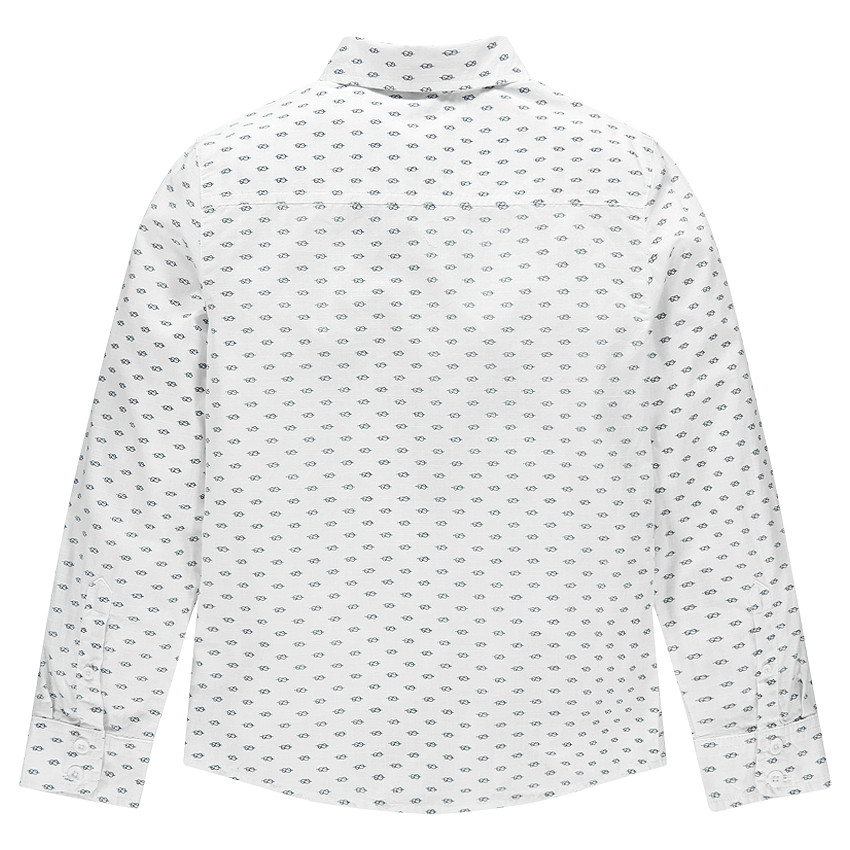 Junior - Chemise manches longues imprimée all-over 