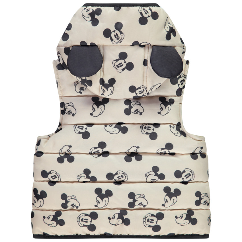 Doudoune sans manches ludique Mickey Disney pour bébé garçon 