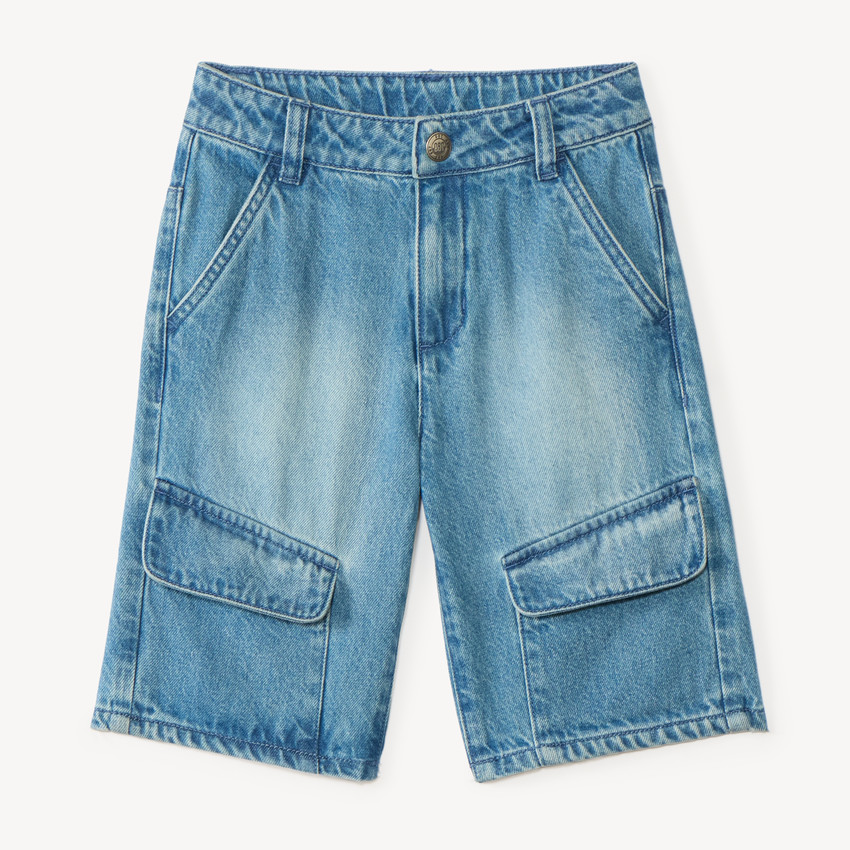 Bermuda skater en denim pour garçon 