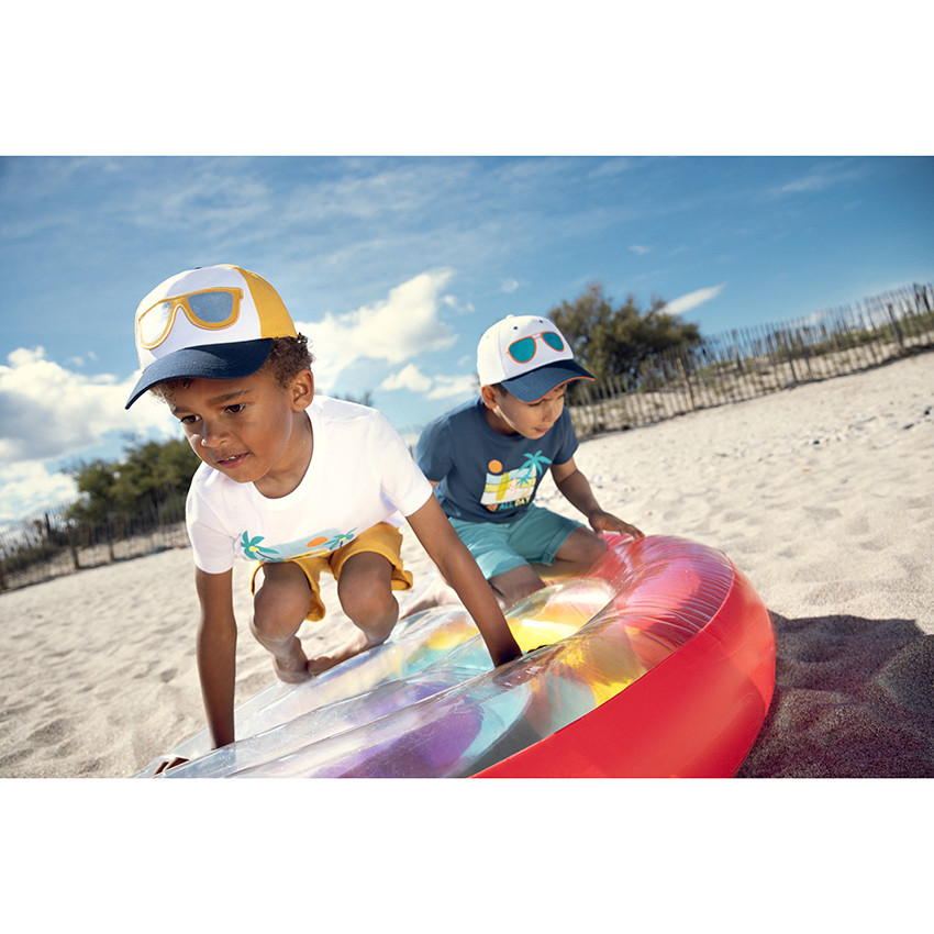 T-shirt manches courtes à print esprit surf pour enfant garçon 