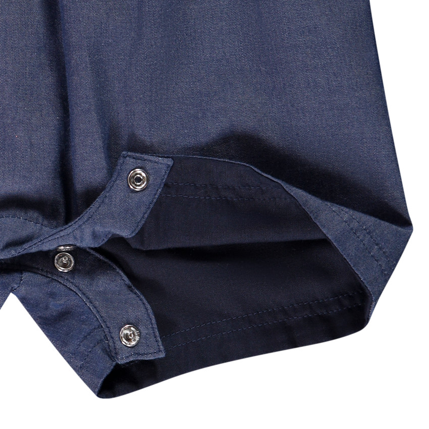 Ensemble salopette courte + t-shirt manches longues pour bébé fille 