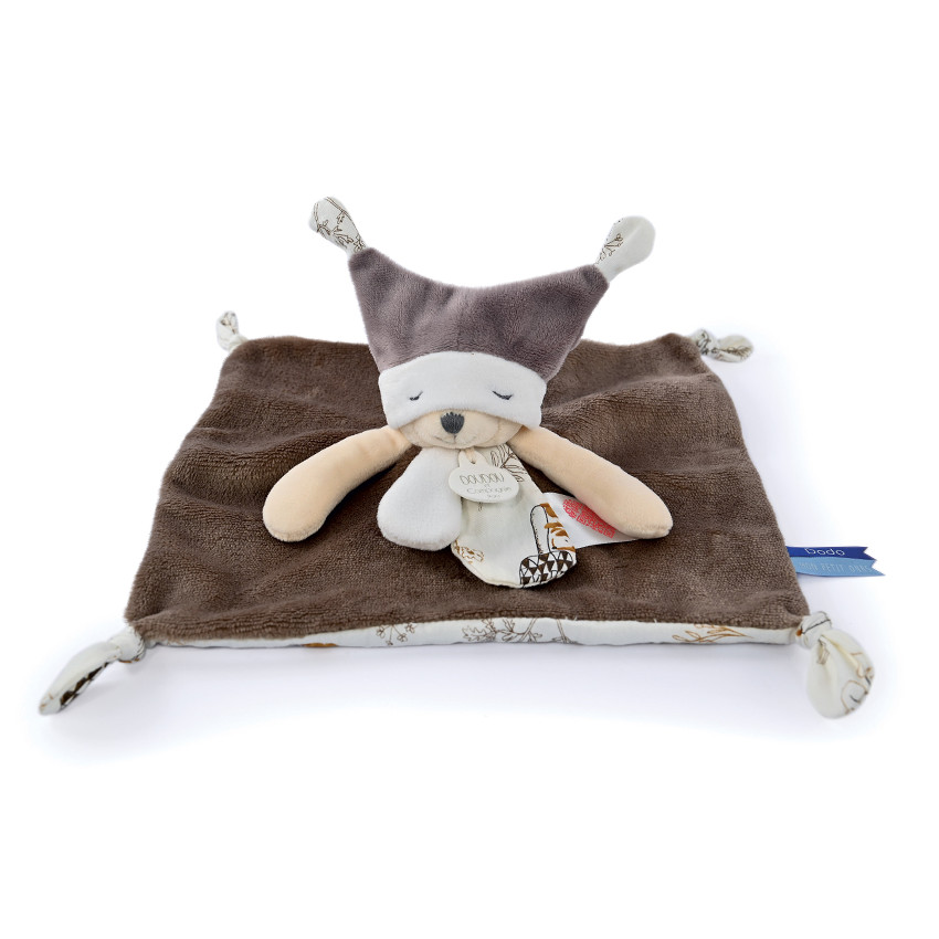 Doudou plat outlet ours