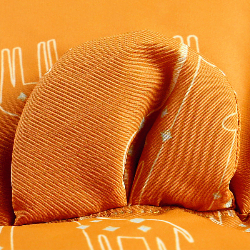 Chancelière en toile étanche pour poussette - Ocre 