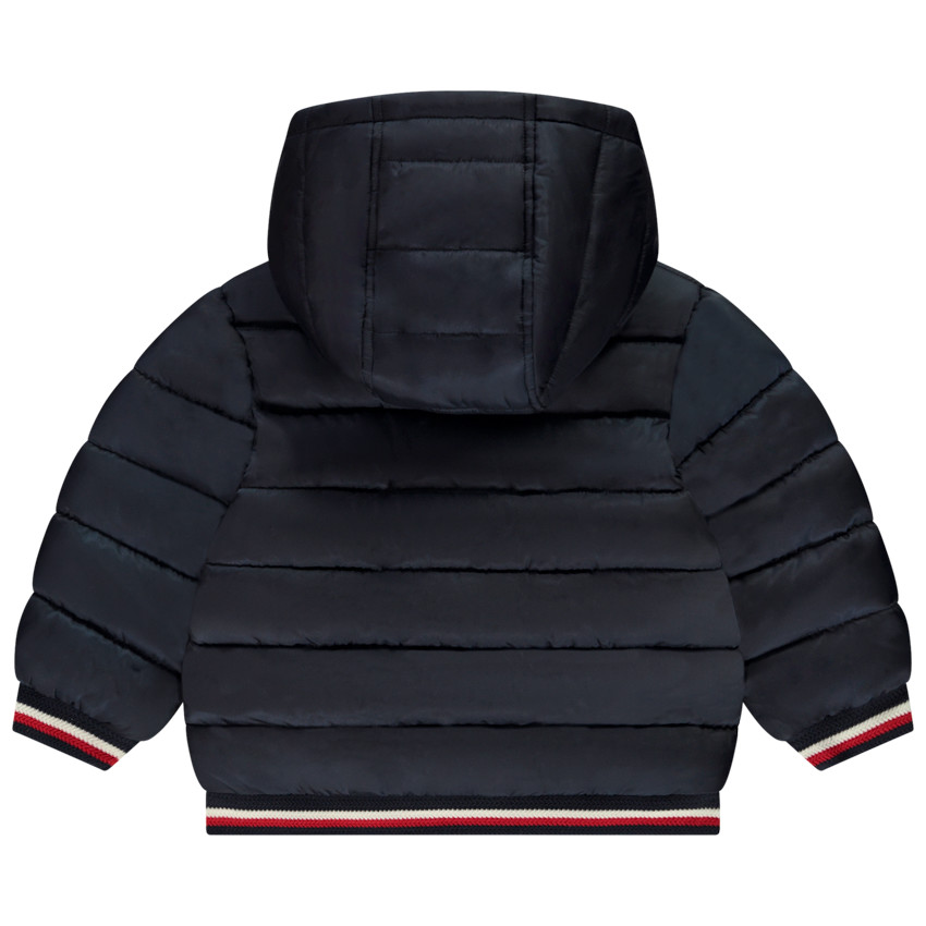 Doudoune en toile effet matelassé avec badge fantaisie pour bébé garçon 