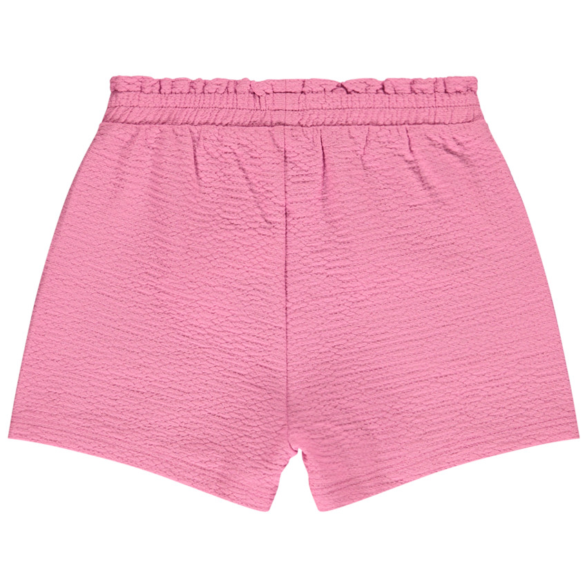 Short en maille effet smocké pour bébé fille 