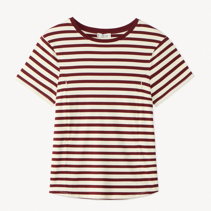 T-shirt manches courtes d'allaitement pour femme 