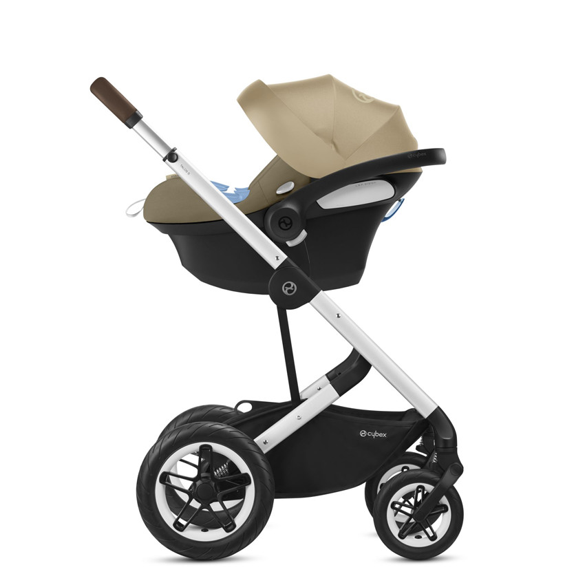 Poussette Talos S Lux châssis silver - Classic Beige 