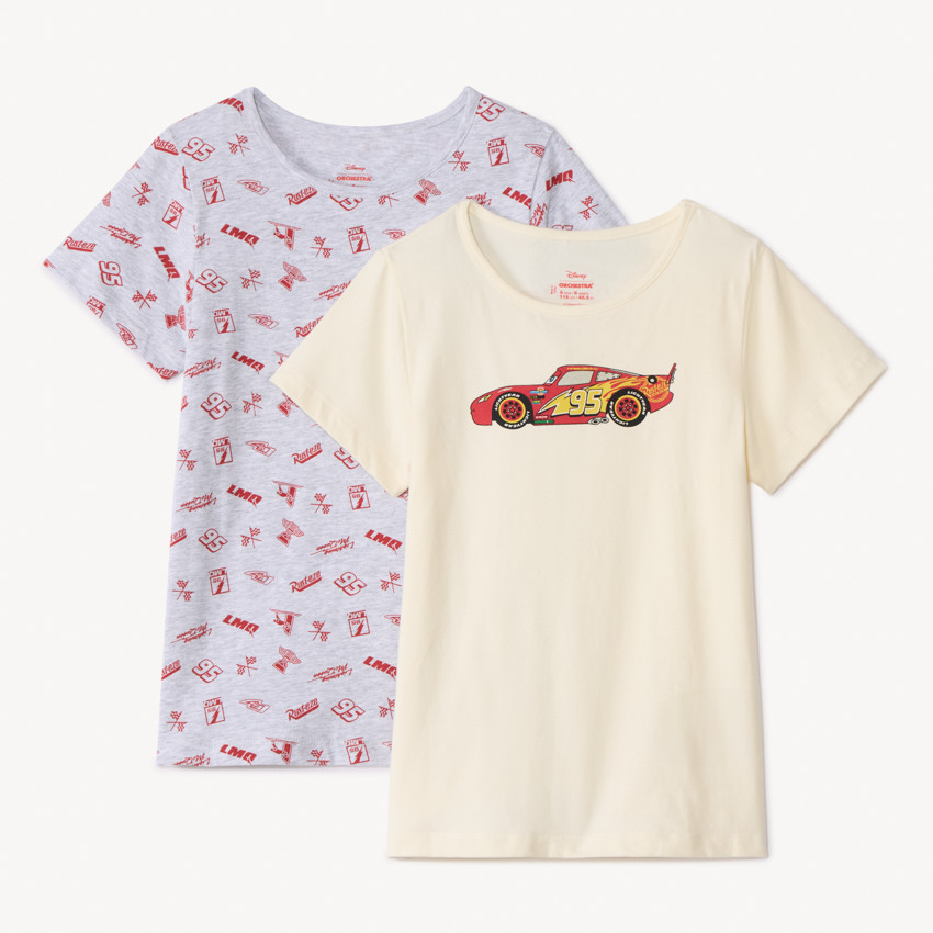 Lot de 2 maillots de corps Cars Disney pour garçon