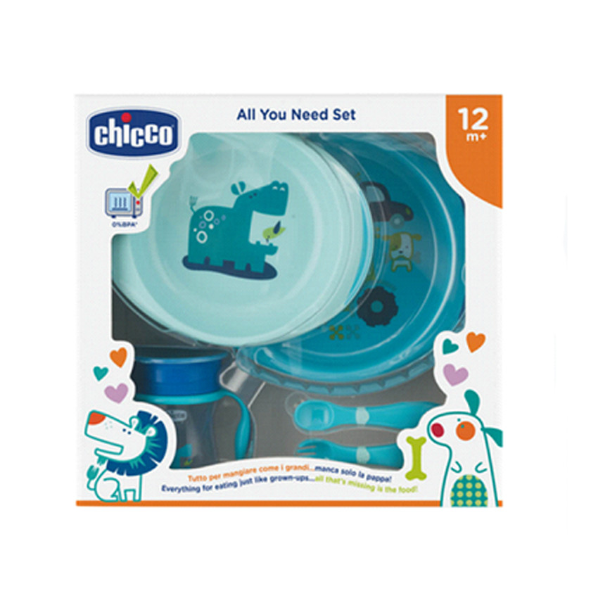 Coffret repas 12M+ - Bleu 