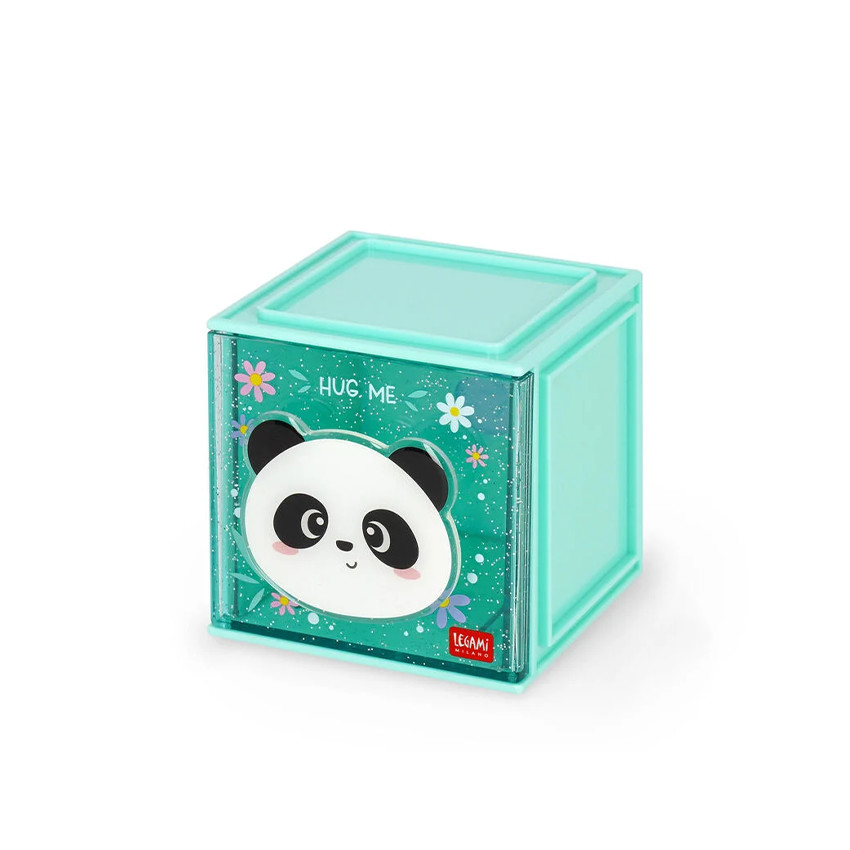 Boîte empilable de bureau panda 