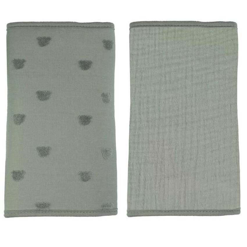 Lot de 8 protège-barres avec bande Velcro - Honey - Argile 