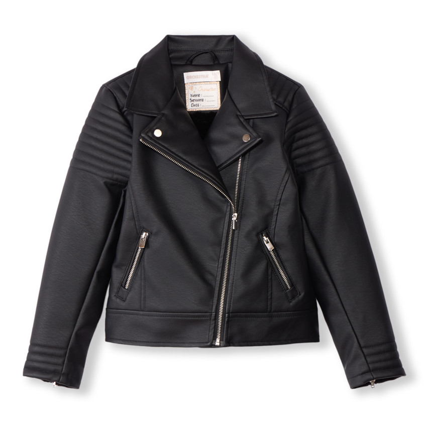 Perfecto en simili cuir doublé sherpa pour fille 