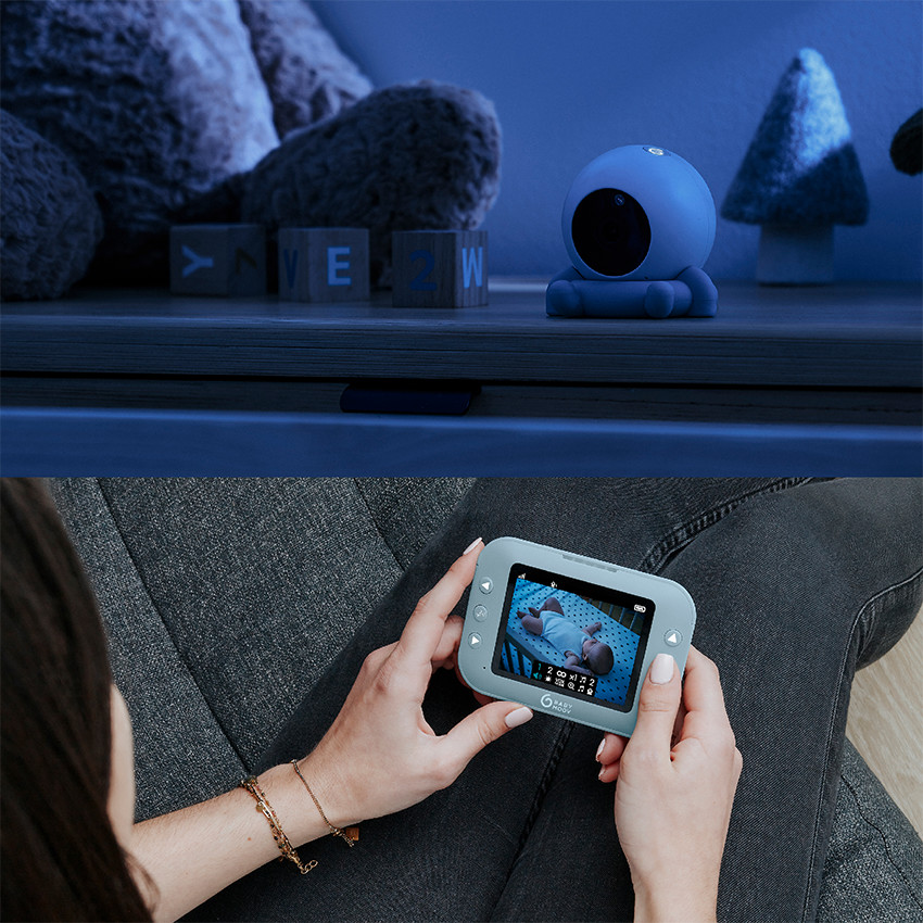 Babyphone vidéo Yoo Roll avec écran sans fil