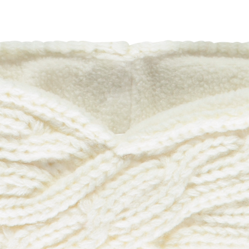 Bandeau de ski en tricot doublé micropolaire pour fille 