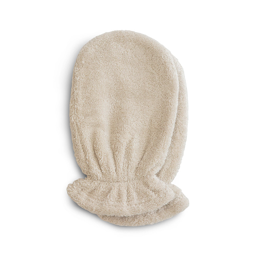 Lot de 2 gants de toilette en coton Biologique fog 