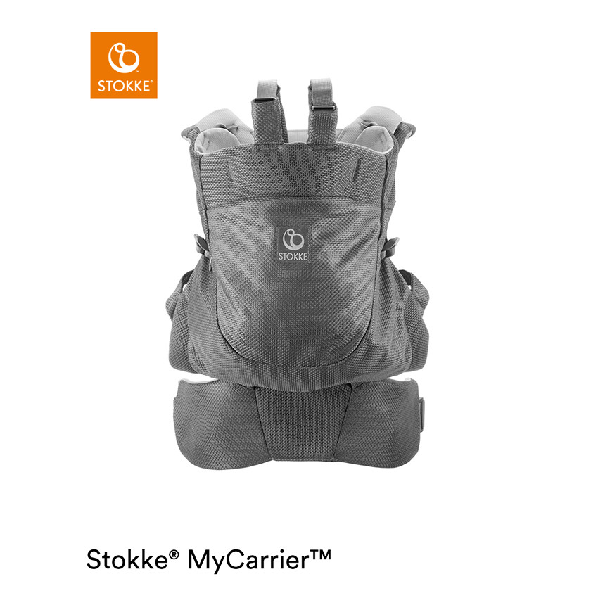 Porte-bébé dorsal et ventral MyCarrier – Gris foncé 