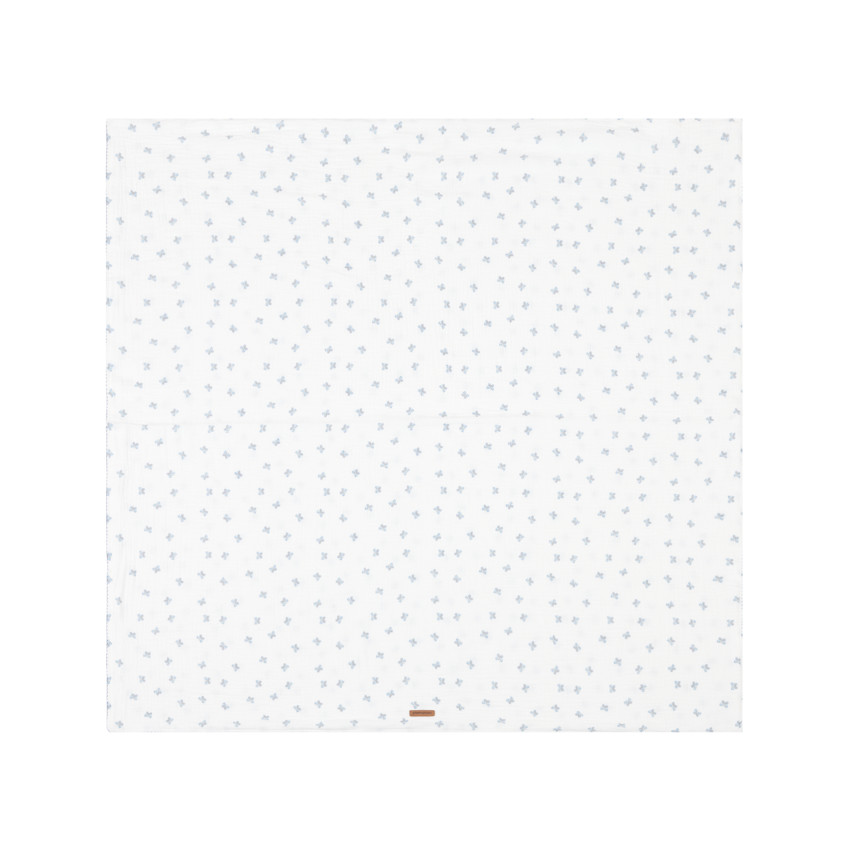 Couverture en gaze de coton 100 x 100 cm - Tiny Flowers 