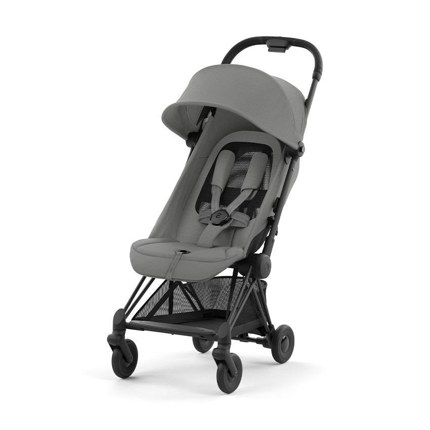 Poussette ultra-compacte Coya matt black/mirage grey 