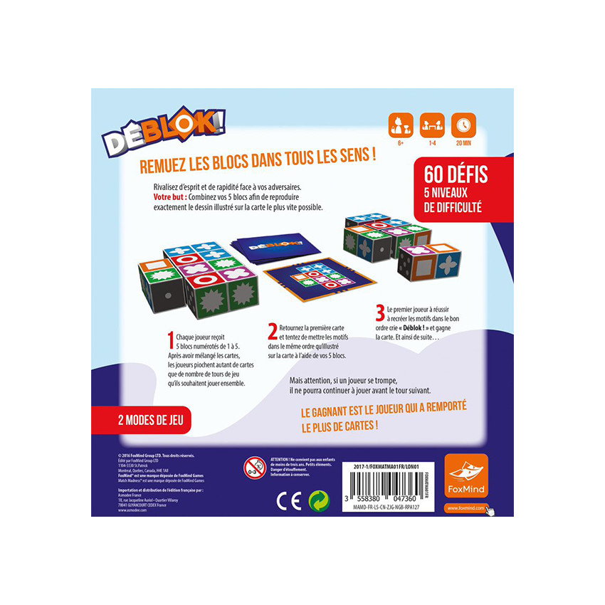 Jeux de Société - Déblok ! 