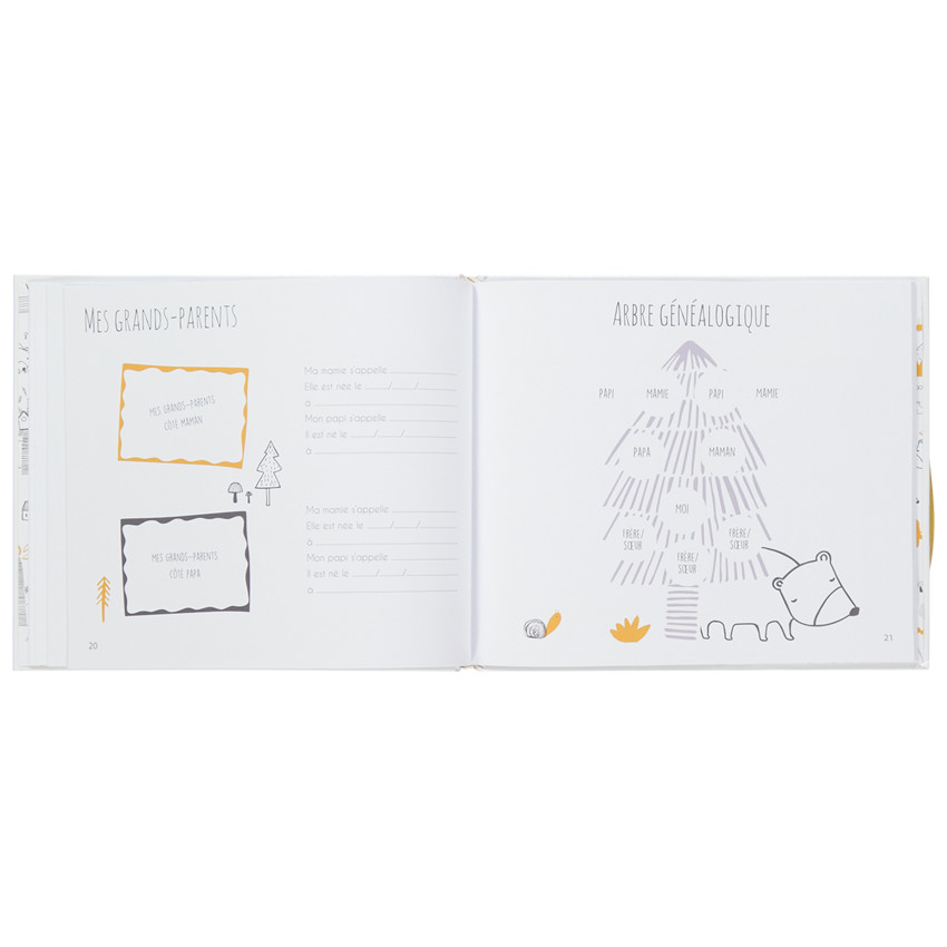 Album de naissance mixte Premaman