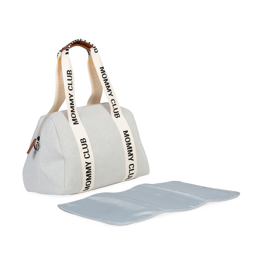 Sac à langer Mommy Club Signature + tapis à langer off white 