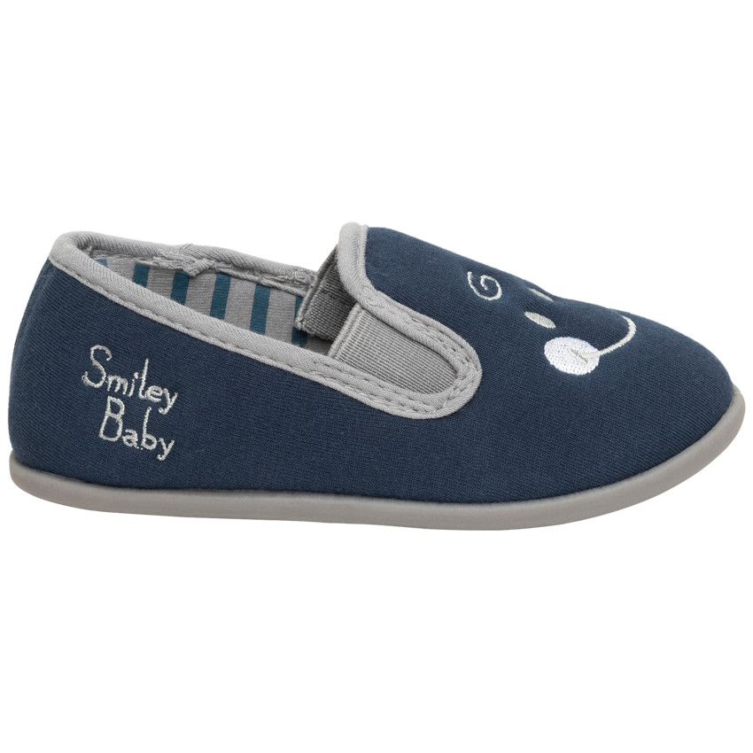 Chaussons bas motif brodé SmileyWorld pour bébé garçon 