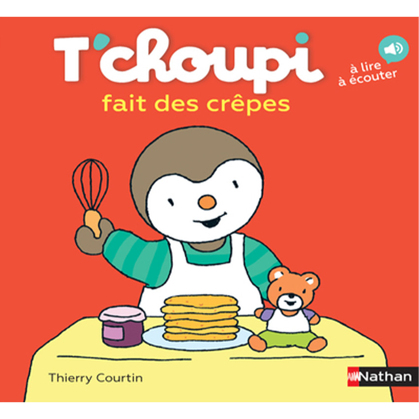Livre T'choupi fait des crêpes 